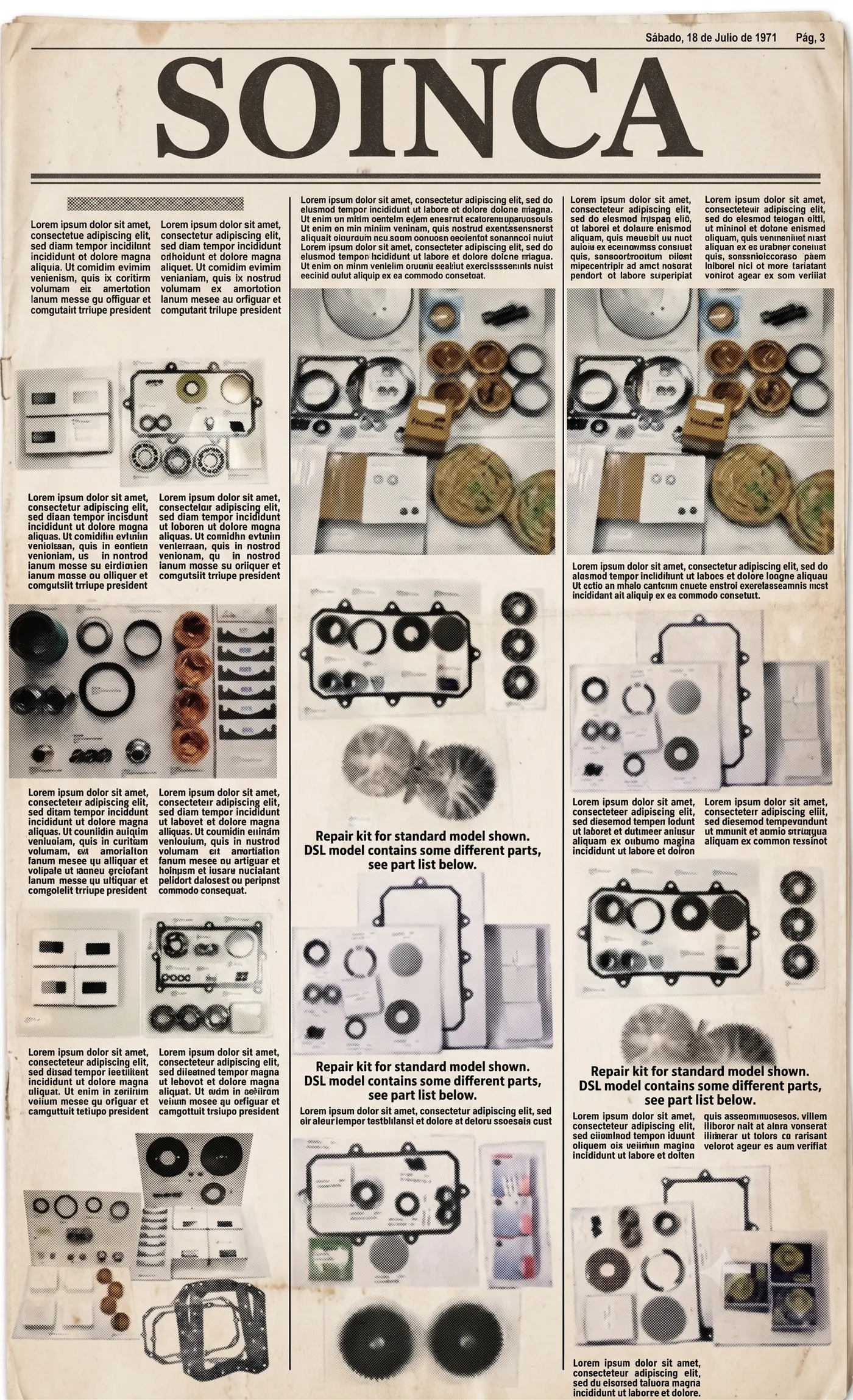 Kits de reparación para sopladores tipo Roots — sellos, cojinetes y refacciones para overhaul completo